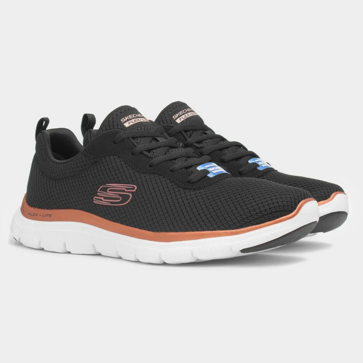 Skechers Flex Appeal 4.0 Womens Black Trainer