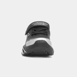 Skechers Flex Glow Kids Black Light Up Trainer