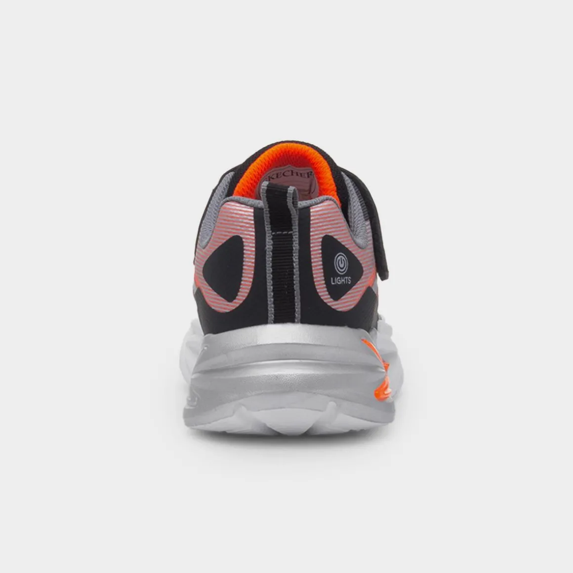 Skechers Flex Glow Kids Grey Light Up Trainer