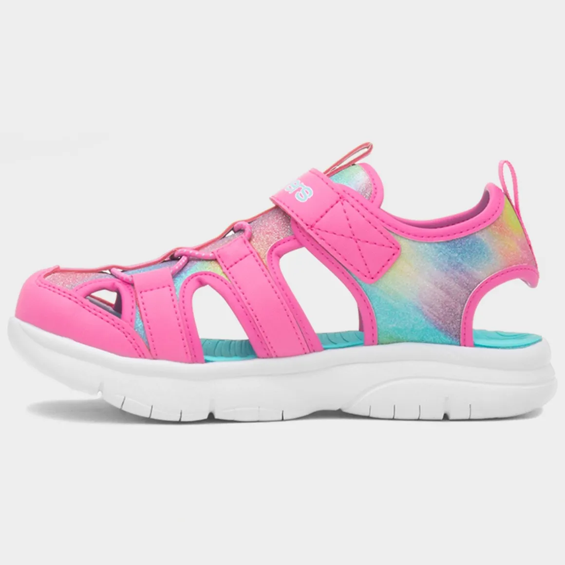 Skechers Flex Splash Girls Pink Closed Toe Sandal