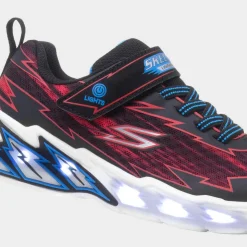 Skechers Light Storm Kids Red Light Up Trainer