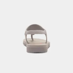 Skechers Meditation Womens Taupe Vegan Sandal
