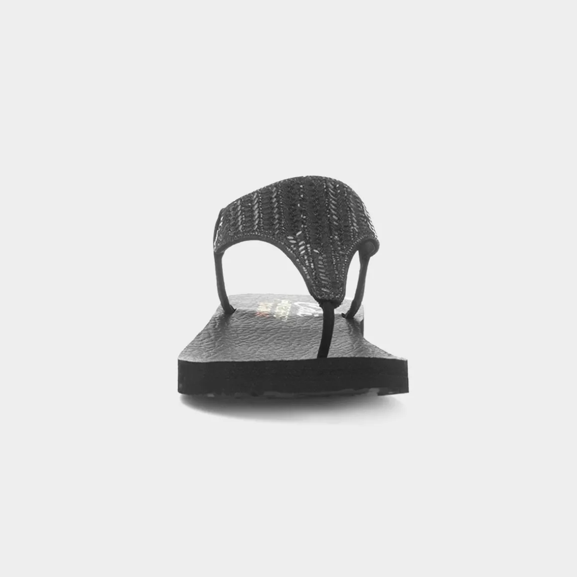 Skechers Meditation Womens Black Vegan Sandal