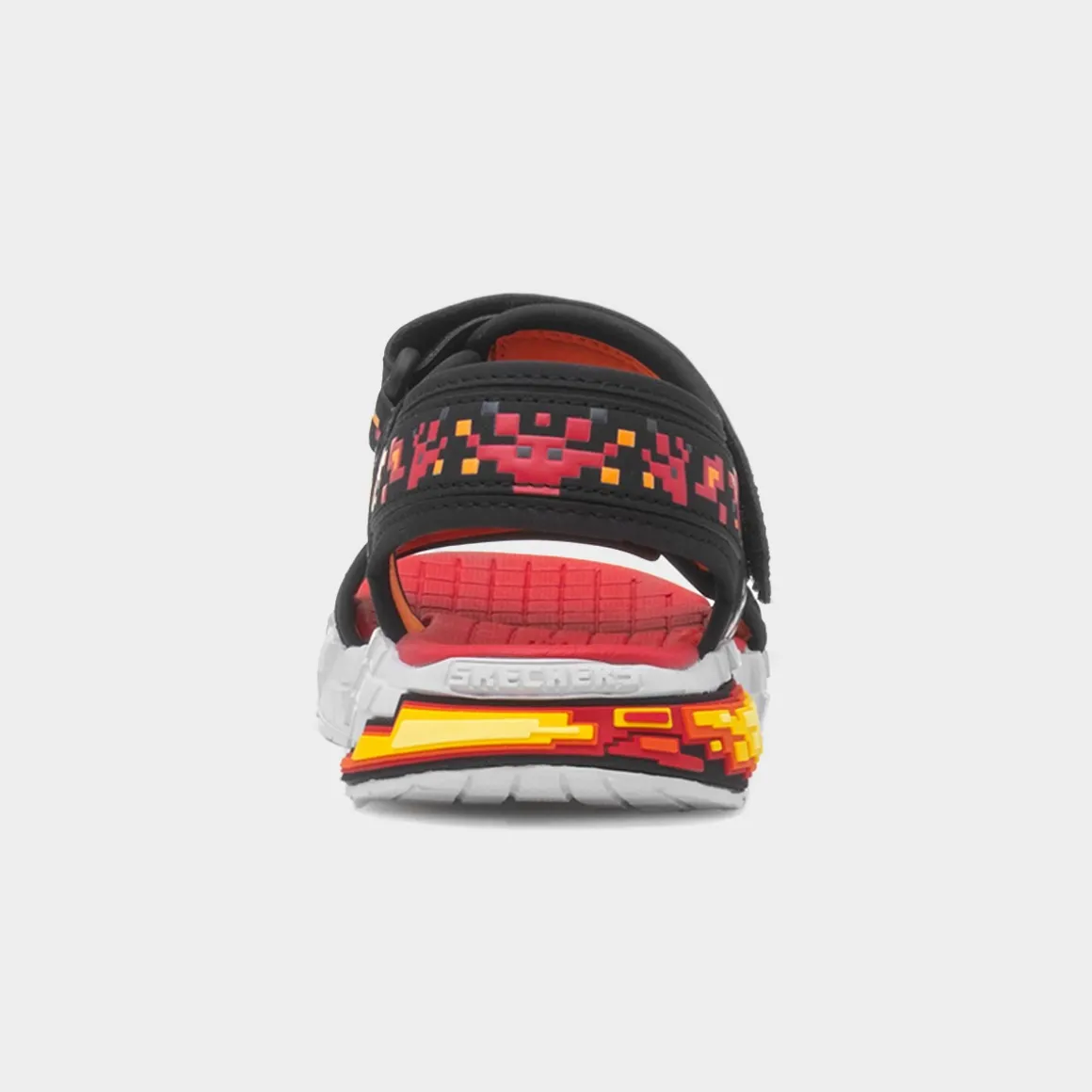 Skechers Mega Splash 4K Boys Black Sandal