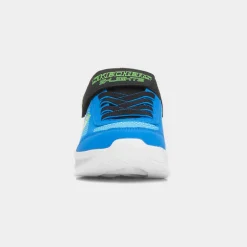 Skechers Meteor Krendox Kids Blue Light-Up Trainer