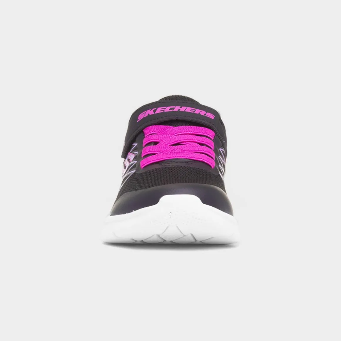 Skechers Microspec Bold Delight Kids Black Trainer