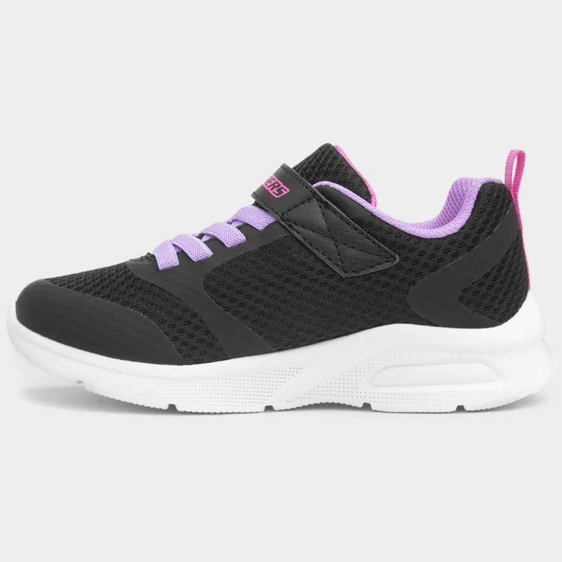 Skechers Microspec Max Kids Black Trainer