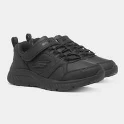 Skechers Microspec Plus Kids Black Trainer