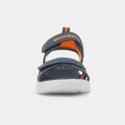 Skechers Microspec Splash Kids Navy Sandal