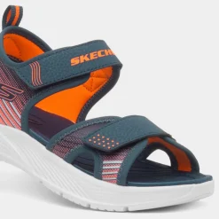 Skechers Microspec Splash Kids Navy Sandal