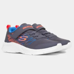Skechers Microspec Texlor Kids Grey Trainer