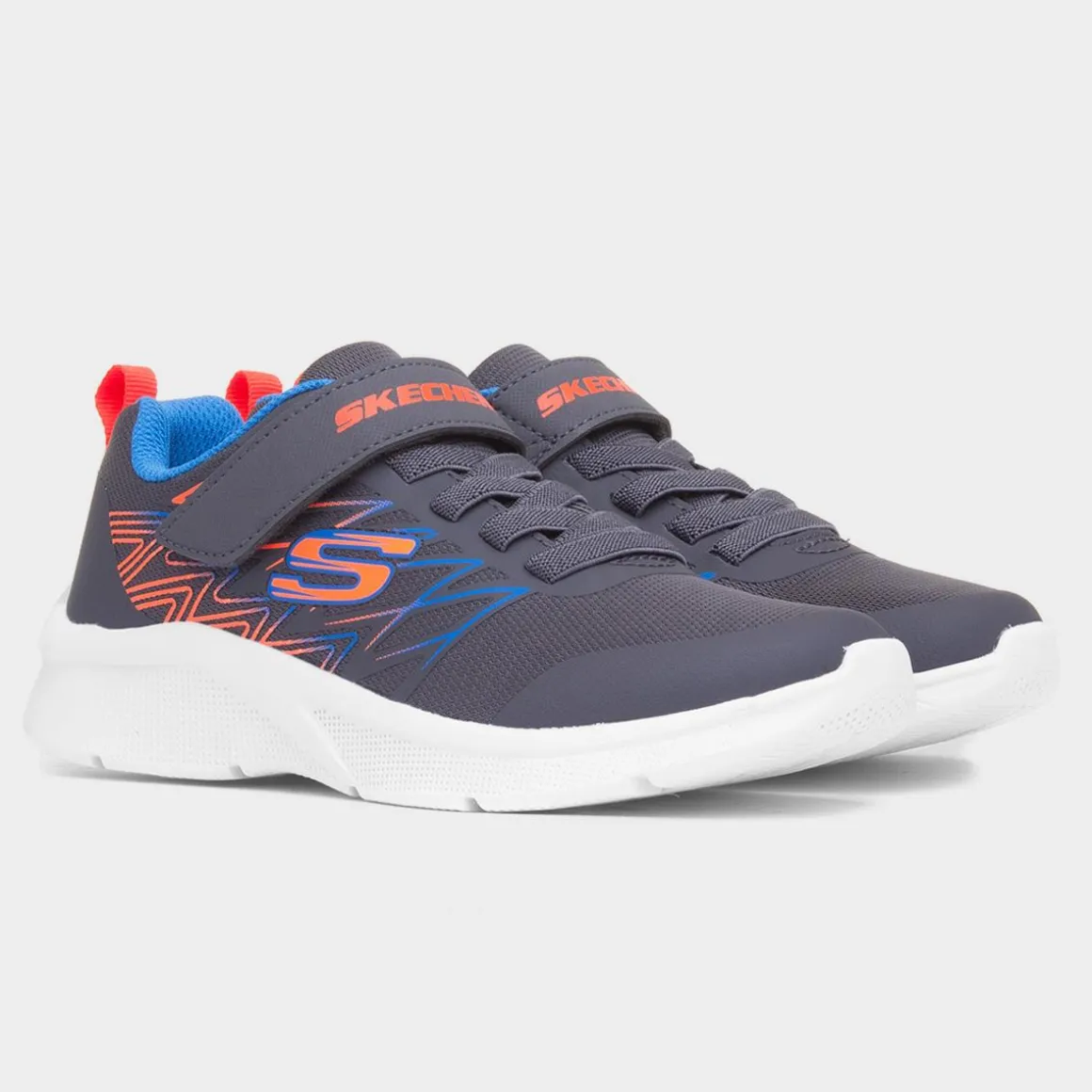 Skechers Microspec Texlor Kids Grey Trainer
