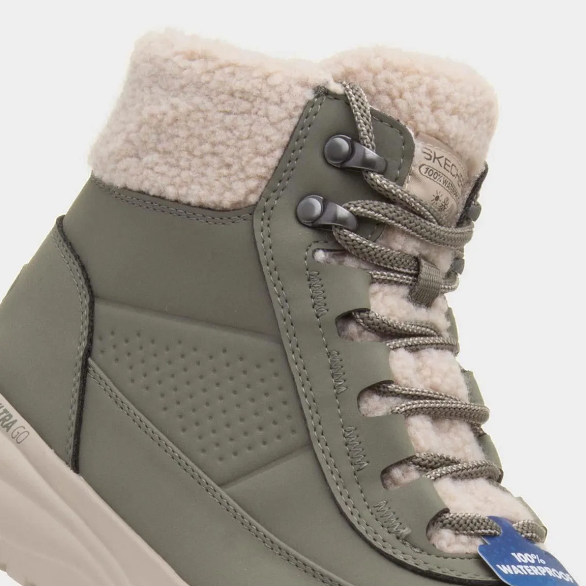 Skechers On The Go Stellar Womens Green Boot