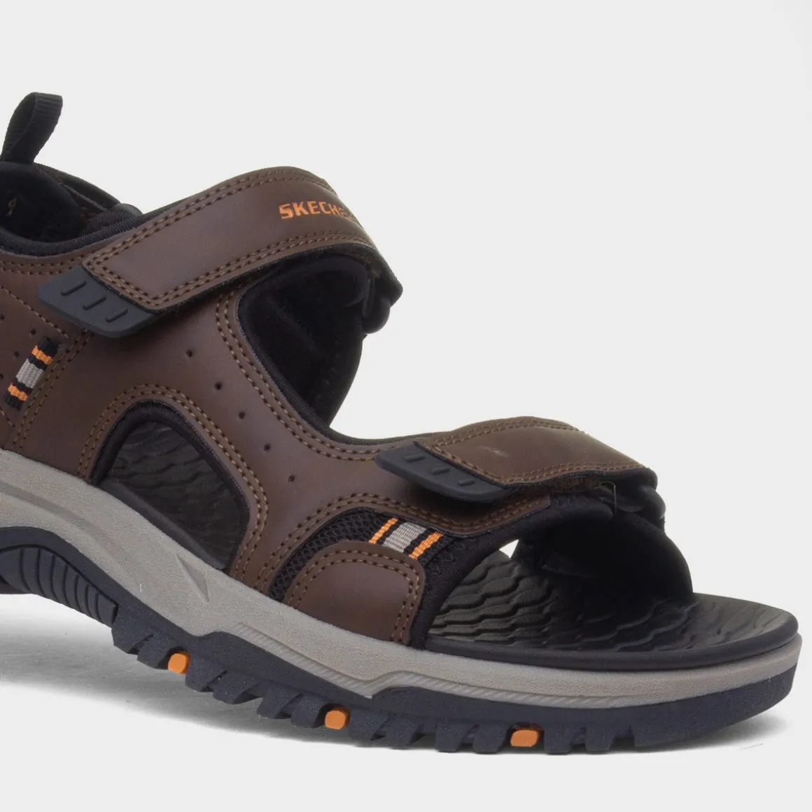 Skechers Prewitt Rigdon Mens Brown Vegan Sandal