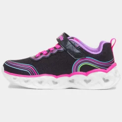 Skechers Retro Hearts Kids Light Up Trainers