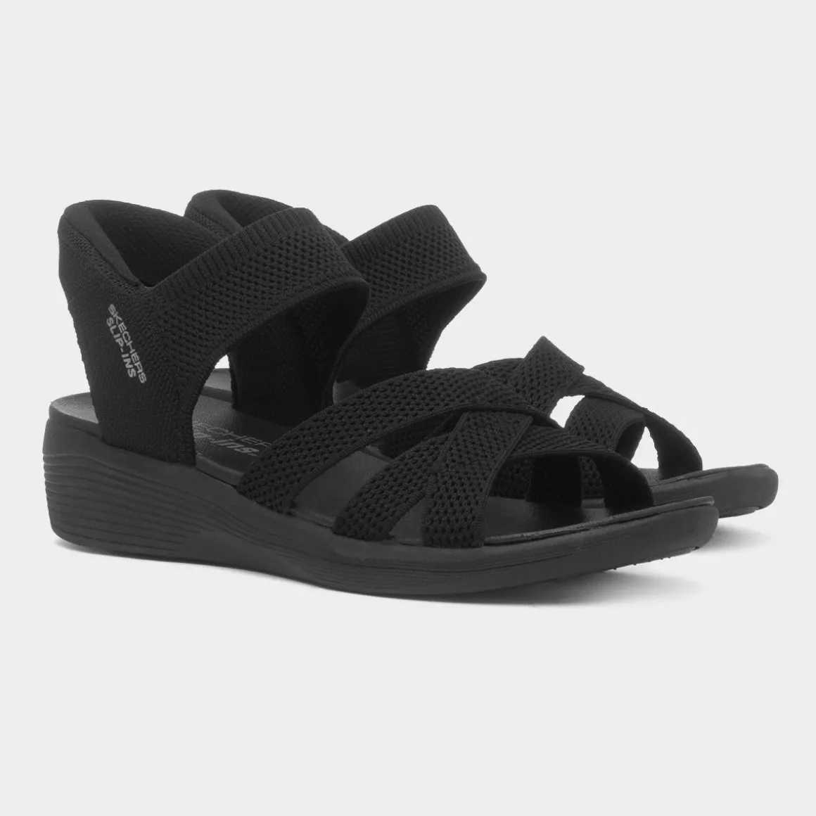 Skechers Slip Ins Arya Womens Black Sandal