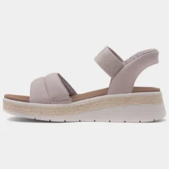 Skechers Slip Ins Bobs Sun Ray Womens Taupe Sandal