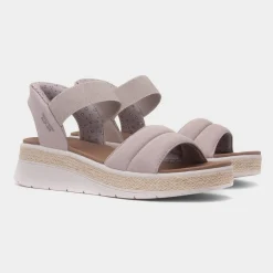 Skechers Slip Ins Bobs Sun Ray Womens Taupe Sandal