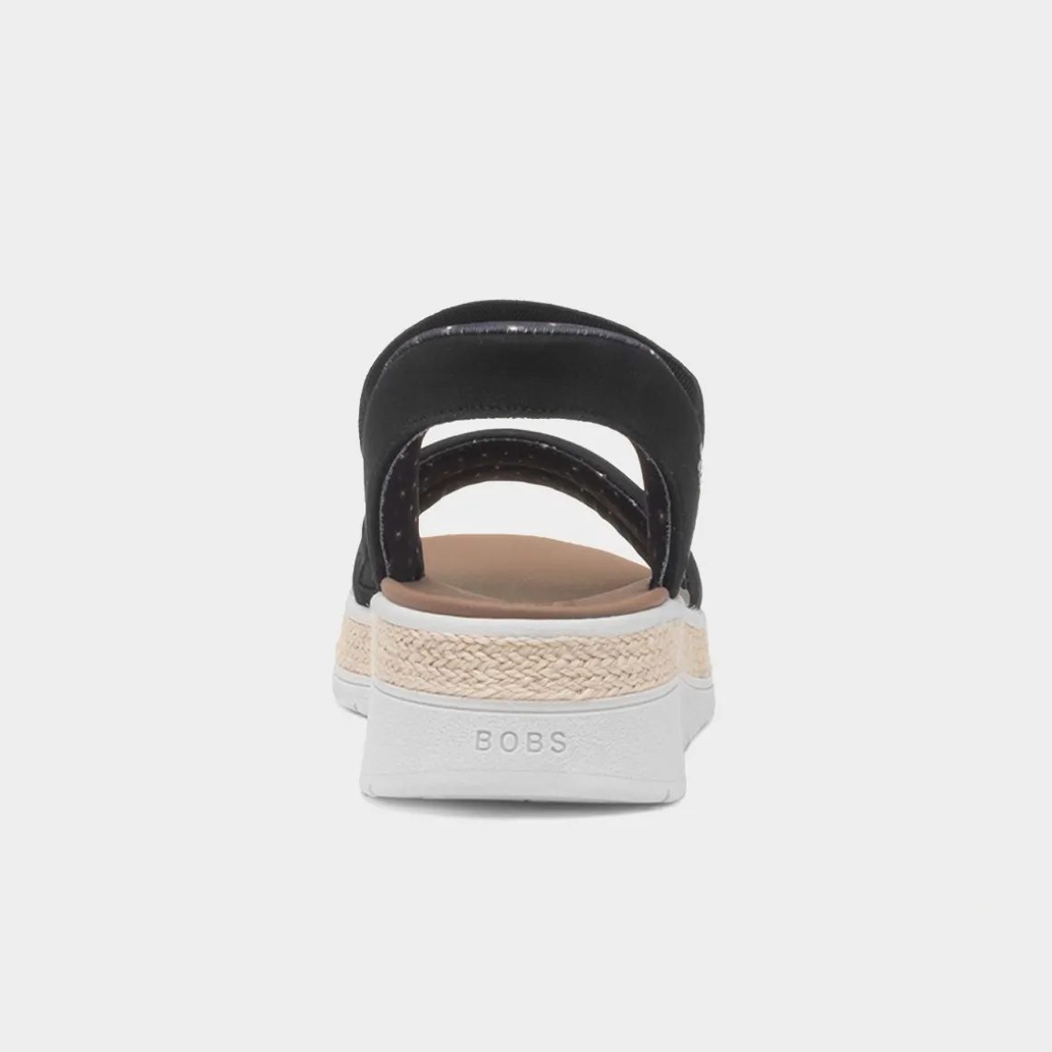 Skechers Slip Ins Bobs Sun Ray Womens Black Sandal