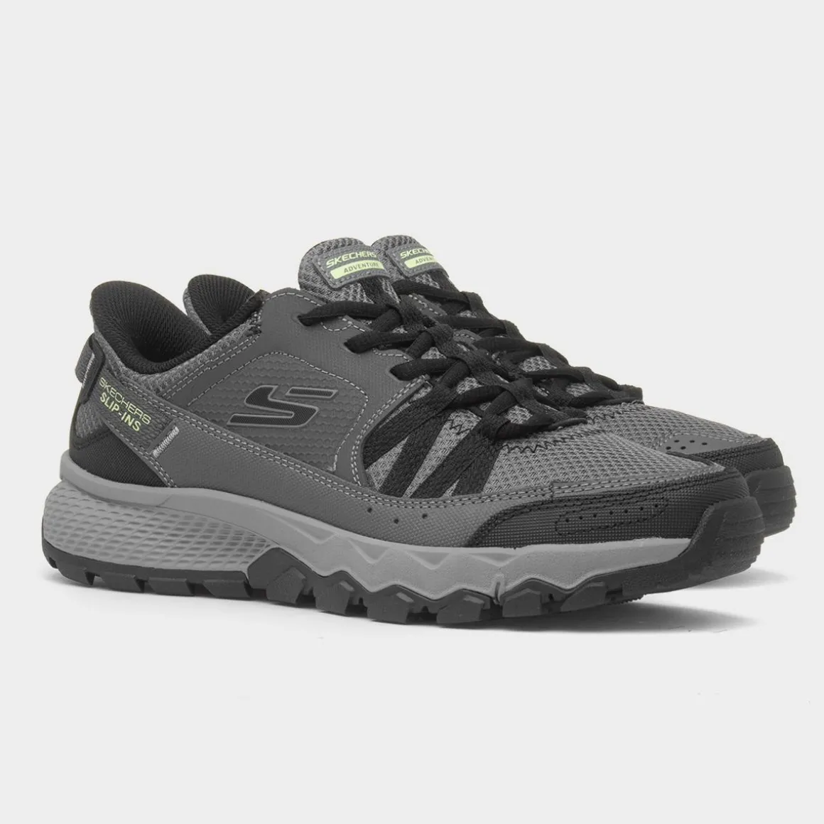 Skechers Slip Ins Dynamite AT Mens Grey Trainer
