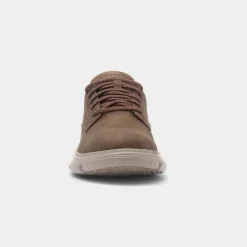 Skechers Slip Ins Garza Mens Brown Leather Shoe