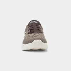 Skechers Slip Ins Go Walk Flex Mens Brown Trainer