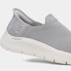 Skechers Slip Ins Go Walk Womens Grey Trainer
