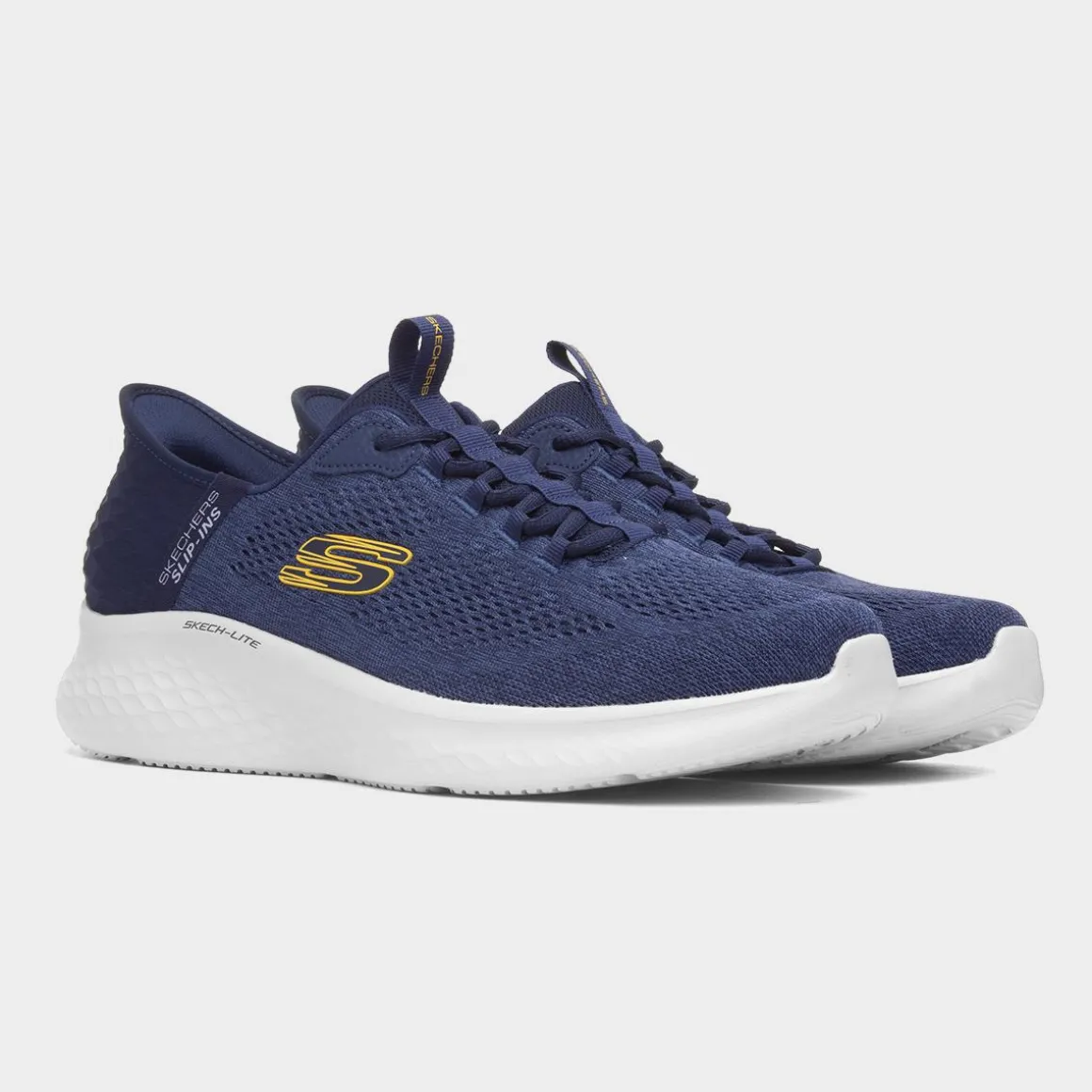 Skechers Slip Ins Primebase Mens Navy Trainer