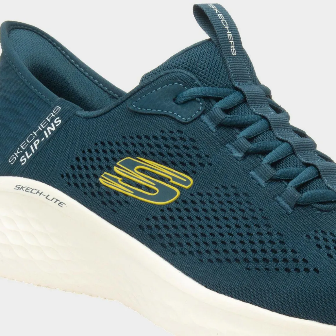 Skechers Slip Ins Primebase Mens Teal Trainer