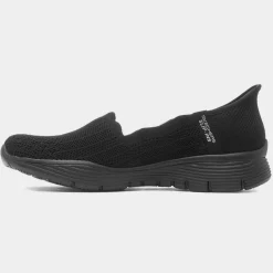 Skechers Slip Ins Seager Womens Black Casual Shoe