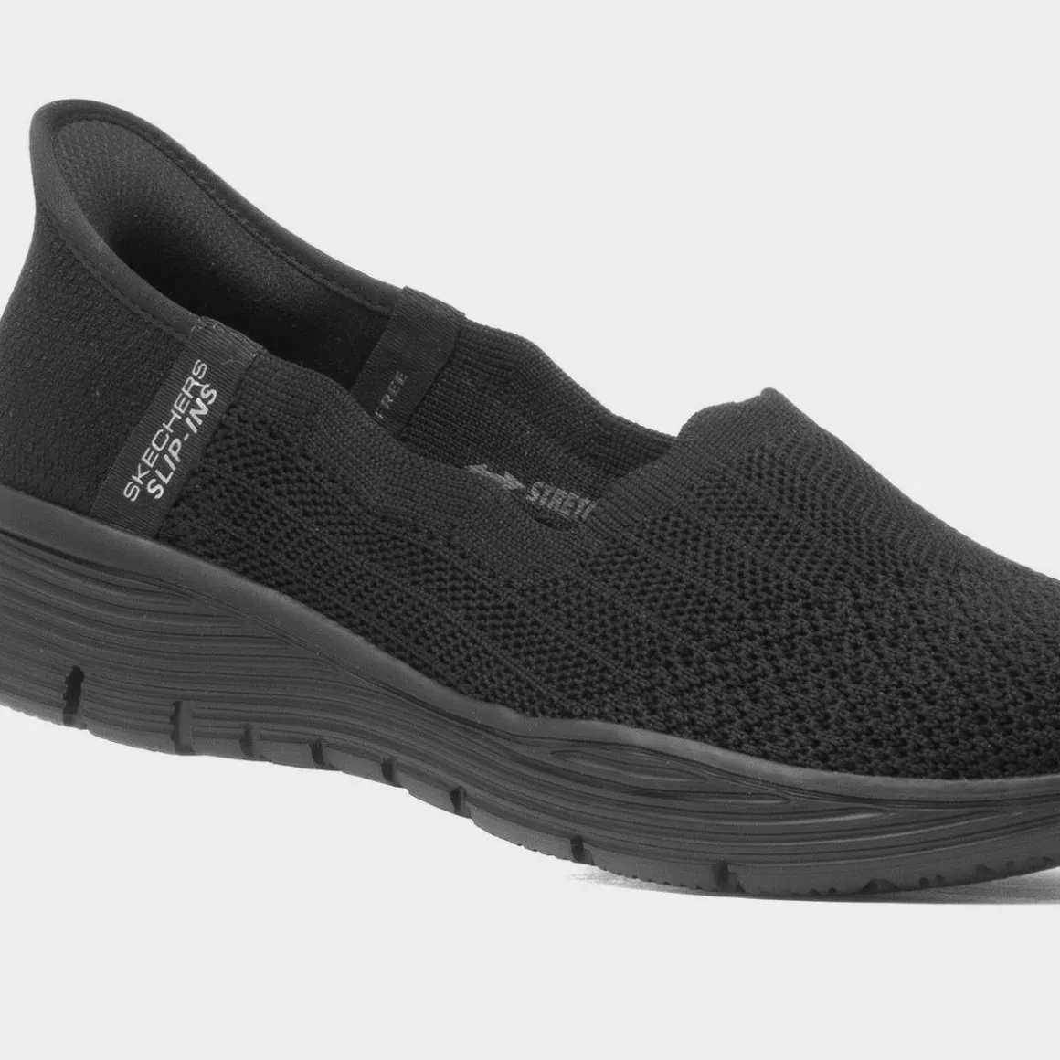 Skechers Slip Ins Seager Womens Black Casual Shoe