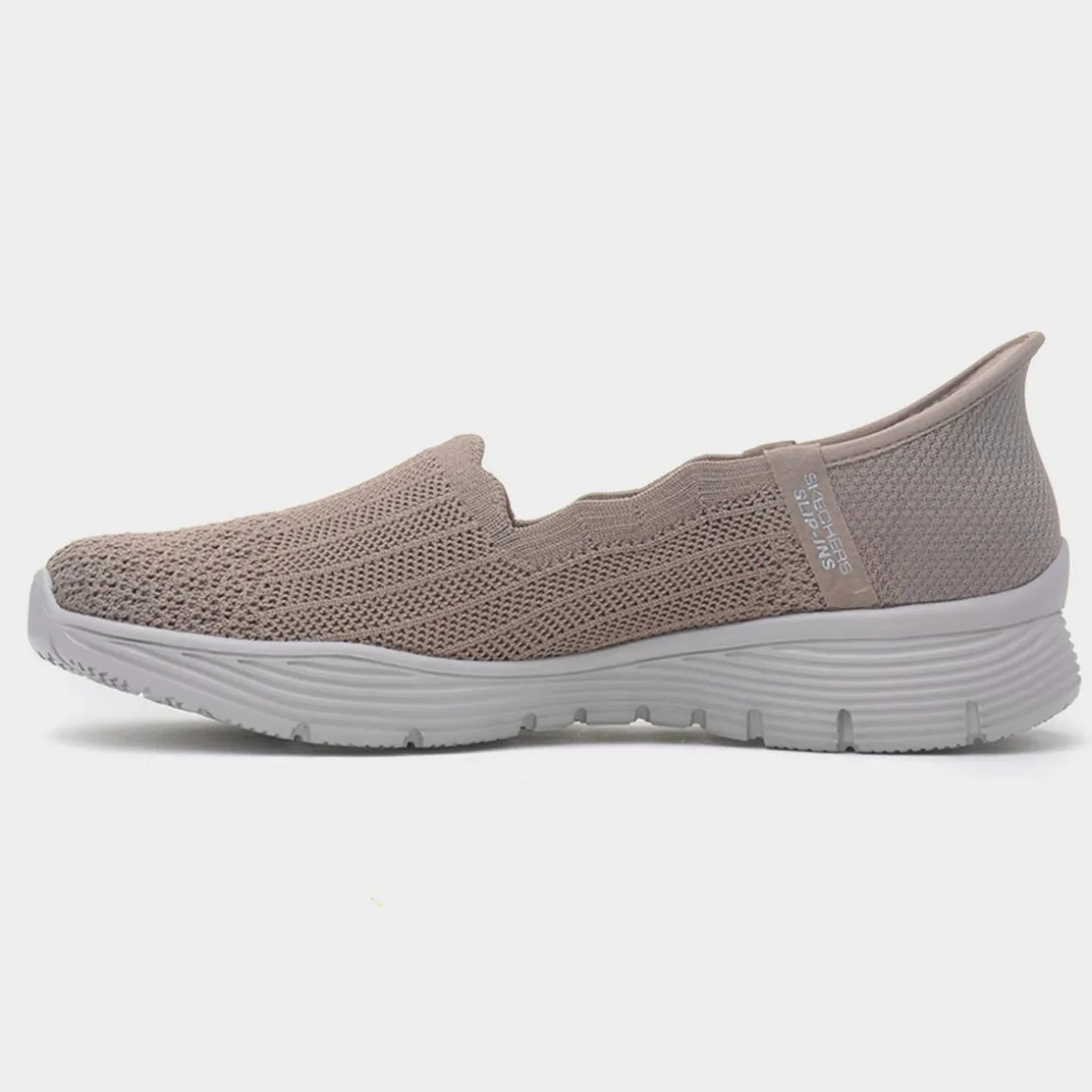 Skechers Slip Ins Seager Womens Taupe Casual Shoe
