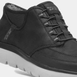 Skechers Slip Ins Summits Mens Black Shoe