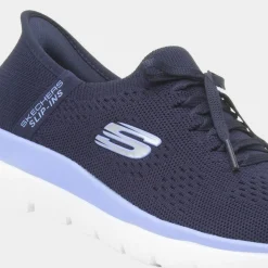 Skechers Slip Ins Summits Womens Navy Trainer