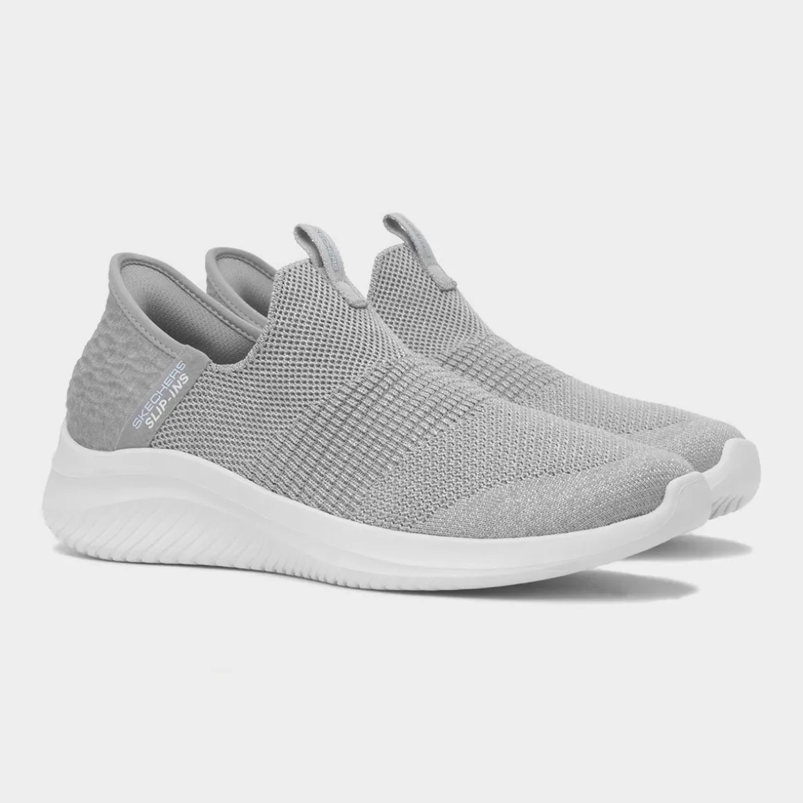 Skechers Slip Ins Ultra Flex Womens Grey Trainer