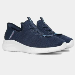 Skechers Slip Ins Womens Navy Trainer