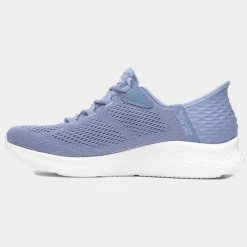 Skechers Slip Ins Womens Blue Trainer