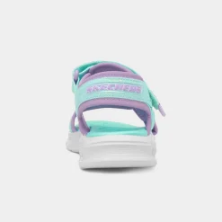 Skechers Sola Glow Kids Blue Light Up Sandal