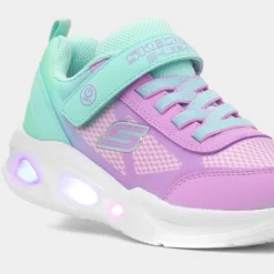 Skechers Sola Glow Kids Purple Light Up Trainer