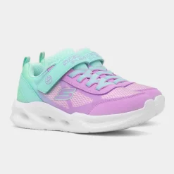 Skechers Sola Glow Kids Purple Light Up Trainer