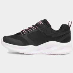 Skechers Solar Glow Kids Black Light Up Trainer