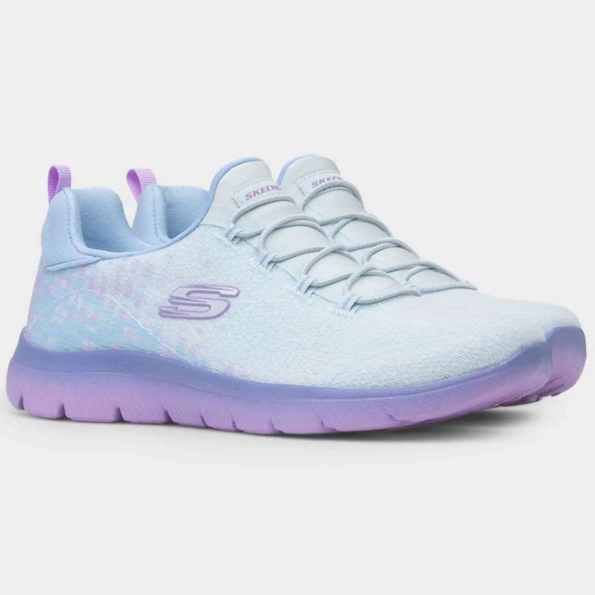 Skechers Summits Womens Blue Vegan Trainer