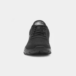 Skechers Track Leshur Mens Black Lace Up Trainer