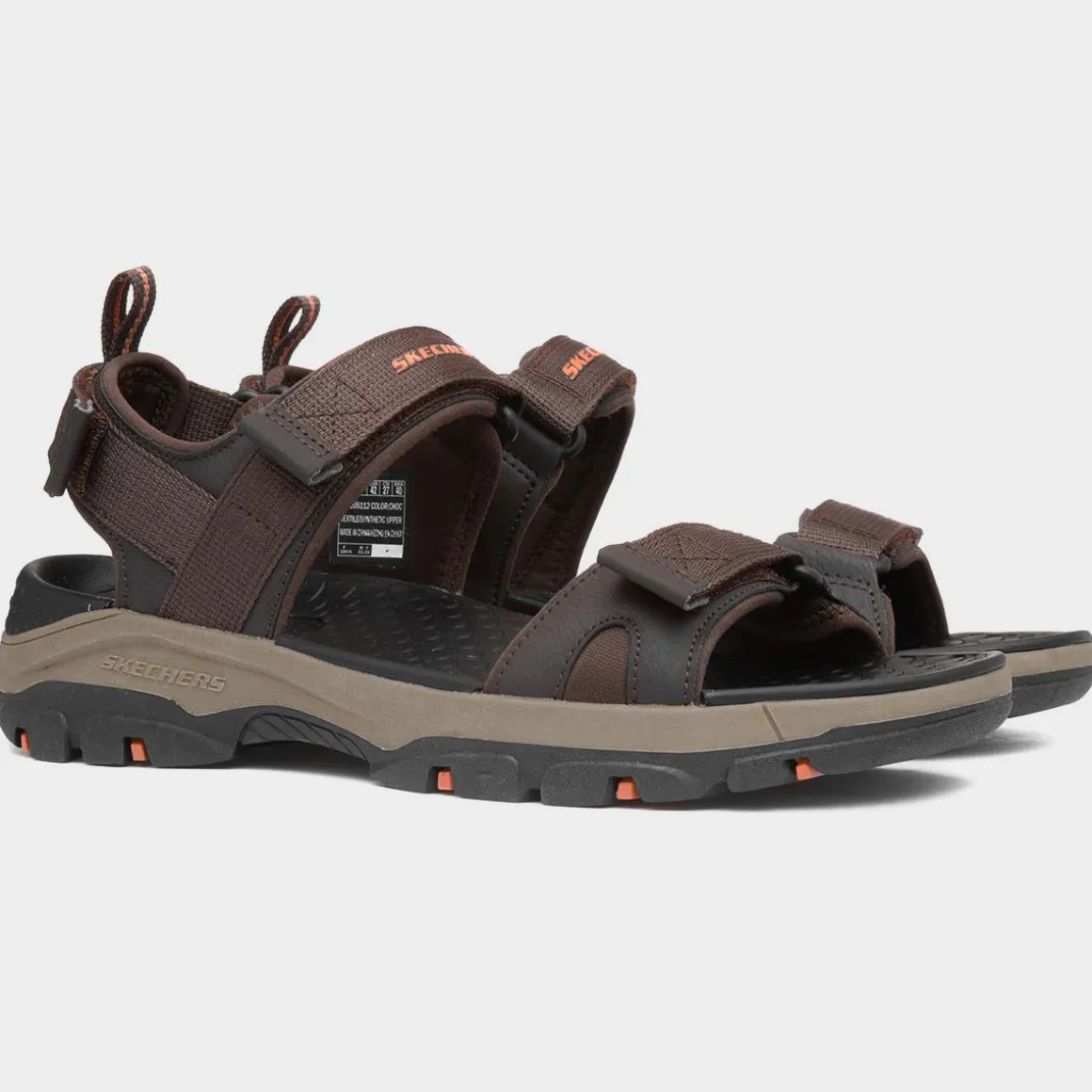 Skechers Tresman Ryer Mens Chocolate Sandal