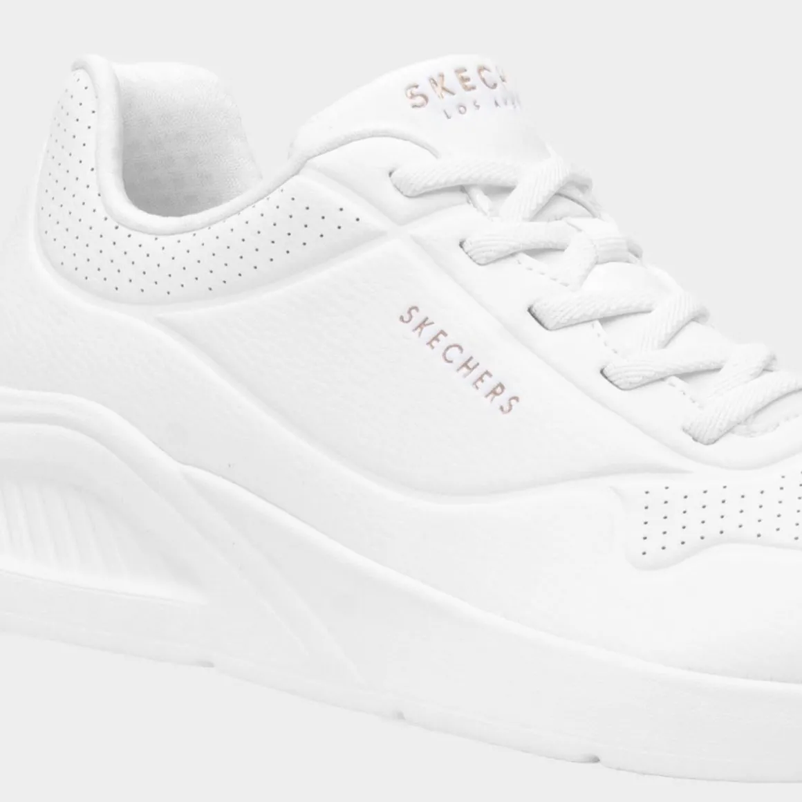 Skechers Uno Lite Lite Work Womens White Trainer