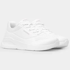 Skechers Uno Lite Lite Work Womens White Trainer