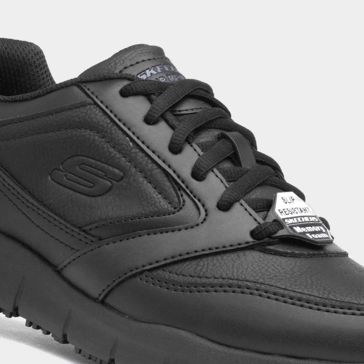 Skechers Workwear Relaxed Fit Womens Black Shoe
