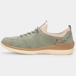 Soft Line Jackie Womens Green Vegan Shoe