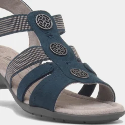 Soft Line Sark Womens Navy Sandal