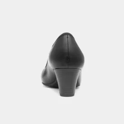 Soft Line Womens Black Court Shoe